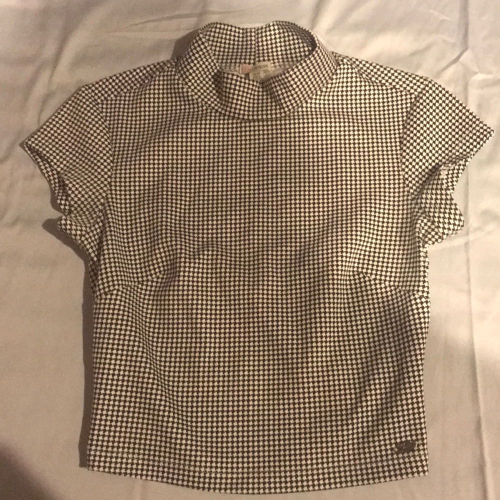 Checkered crop top